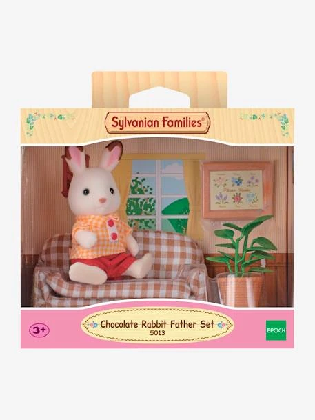5013 - Papa Lapin Chocolat Avec Salon SYLVANIAN FAMILIES Beige - Sylvanian 2 5013 - Papa Lapin Chocolat Avec Salon SYLVANIAN FAMILIES Beige - Sylvanian – Image 2