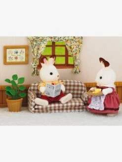 5013 - Papa Lapin Chocolat Avec Salon SYLVANIAN FAMILIES Beige - Sylvanian 9 5013 - Papa Lapin Chocolat Avec Salon SYLVANIAN FAMILIES Beige - Sylvanian -Enfants Jeux Magasin 5013 papa lapin chocolat avec salon sylvanian families 3