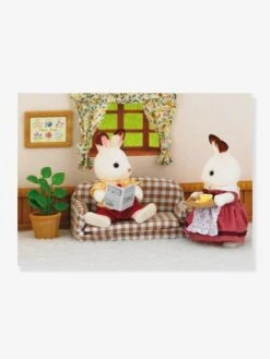 5013 - Papa Lapin Chocolat Avec Salon SYLVANIAN FAMILIES Beige - Sylvanian 11 5013 - Papa Lapin Chocolat Avec Salon SYLVANIAN FAMILIES Beige - Sylvanian -Enfants Jeux Magasin 5013 papa lapin chocolat avec salon sylvanian families 5