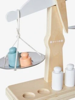 Balance à Poids En Bois FSC® Multicolore - Vertbaudet -Enfants Jeux Magasin balance a poids en bois fsc 4