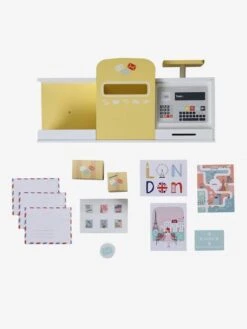 Bureau De Poste En Bois FSC® Blanc - Vertbaudet -Enfants Jeux Magasin bureau de poste en bois fsc 3