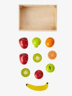 Cagette De Fruits En Bois FSC® Pour Dinette Multicolore - Vertbaudet -Enfants Jeux Magasin cagette de fruits en bois fsc pour dinette 3