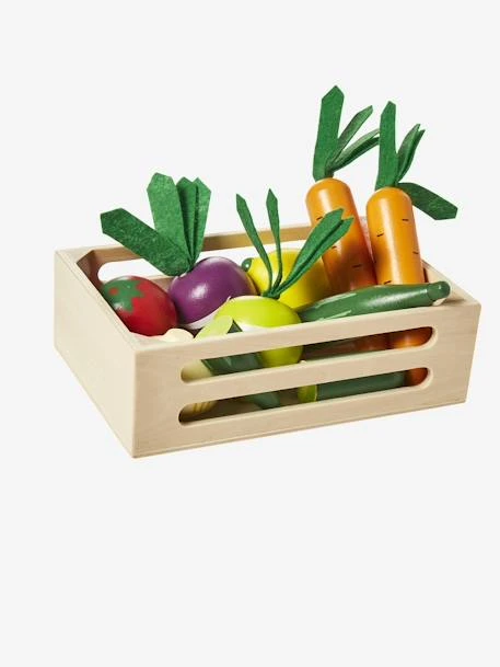 Cagette De Légumes Pour Dinette En Bois FSC® Multicolore - Vertbaudet 2 Cagette De Légumes Pour Dinette En Bois FSC® Multicolore - Vertbaudet – Image 2