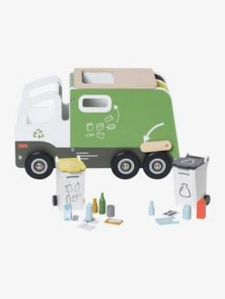 Camion De Tri Sélectif En Bois FSC® Multicolore - Vertbaudet