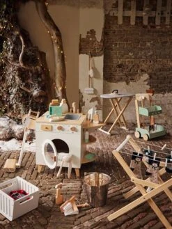 Chariot De Ménage En Bois FSC® Vert - Vertbaudet -Enfants Jeux Magasin chariot de menage en bois fsc 2