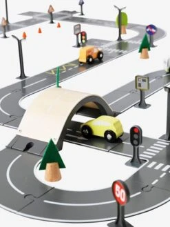 Circuit De Voitures En Bois FSC® Multicolore - Vertbaudet -Enfants Jeux Magasin circuit de voitures en bois fsc 4