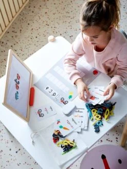 Coffret D'apprentissage Des Lettres Et Des Mots Multicolore - Vertbaudet -Enfants Jeux Magasin coffret dapprentissage des lettres et des mots 2