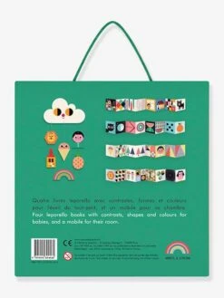 Coffret Livres D’éveil + Mobile Babybox MARCEL & JOACHIM Blanc - Auzou -Enfants Jeux Magasin coffret livres deveil mobile babybox marcel joachim 3