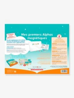 Coffret Mes Premiers Alphas Magnétiques - RÉCRÉALIRE Bleu Et Orange - Recrealire -Enfants Jeux Magasin coffret mes premiers alphas magnetiques recrealire 2