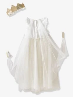 Déguisement De Princesse Avec Voile Et Couronne Rose - Vertbaudet -Enfants Jeux Magasin deguisement de princesse avec voile et couronne 5