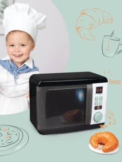 Four à Micro-ondes électronique - TEFAL Noir - Smoby -Enfants Jeux Magasin four a micro ondes electronique tefal 2