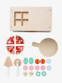 Four à Pizza En Bois FSC® Beige - Vertbaudet -Enfants Jeux Magasin four a pizza en bois fsc 2