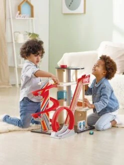 Garage Looping - HAPE Rouge - Hape -Enfants Jeux Magasin garage looping hape 5