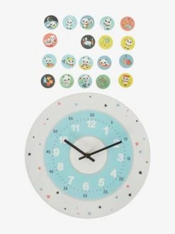 Horloge De La Journée Avec Magnets En Bois FSC® Multicolore - Vertbaudet -Enfants Jeux Magasin horloge de la journee avec magnets en bois fsc 2
