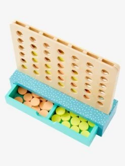 Jeu 4 En Ligne ! En Bois FSC® Multicolore - Vertbaudet -Enfants Jeux Magasin jeu 4 en ligne en bois fsc 1