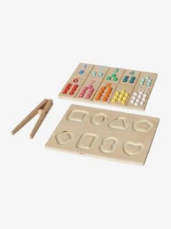 Jeu Tri Des Billes En Bois FSC® Multicolore - Vertbaudet -Enfants Jeux Magasin jeu tri des billes en bois fsc 1