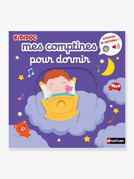 Kididoc - Mes Premières Comptines Pour Dormir - Livre Sonore Et Animé - NATHAN Multicolore - Nathan 1 Kididoc - Mes Premières Comptines Pour Dormir - Livre Sonore Et Animé - NATHAN Multicolore - Nathan