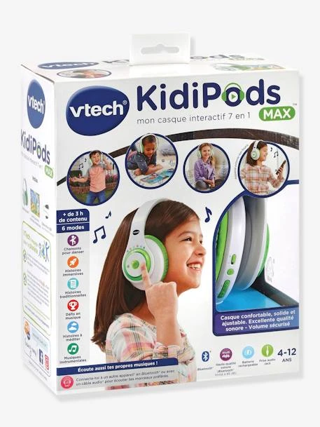 KidiPods Max - Mon Casque Interactif 7en1 - VTECH Multicolore - Toutes Les Marques 2 KidiPods Max - Mon Casque Interactif 7en1 - VTECH Multicolore - Toutes Les Marques – Image 2