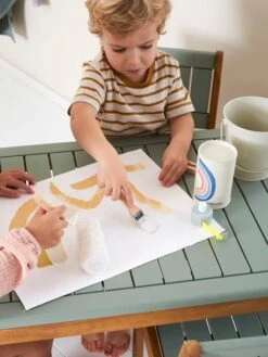 Kit Du Peintre En Bois FSC® Bleu - Vertbaudet -Enfants Jeux Magasin kit du peintre en bois fsc 3