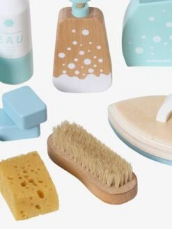 Kit Produits Ménagers En Bois FSC® Blanc - Vertbaudet -Enfants Jeux Magasin kit produits menagers en bois fsc 4