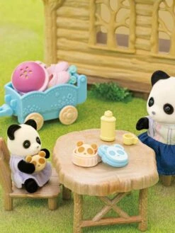 La Fille Panda, Son Vélo Et Sa Remorque - SYLVANIAN FAMILIES Blanc - Sylvanian -Enfants Jeux Magasin la fille panda son velo et sa remorque sylvanian families 3