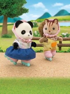 La Fille Panda, Son Vélo Et Sa Remorque - SYLVANIAN FAMILIES Blanc - Sylvanian -Enfants Jeux Magasin la fille panda son velo et sa remorque sylvanian families 5