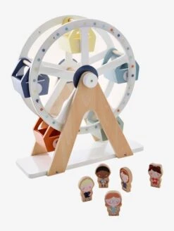 La Grande Roue Des Amis Des Petits En Bois FSC® Blanc - Vertbaudet -Enfants Jeux Magasin la grande roue des amis des petits en bois fsc 3