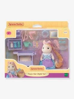 La Maman Poney Et Son Kit De Coiffure - SYLVANIAN FAMILIES Blanc - Sylvanian
