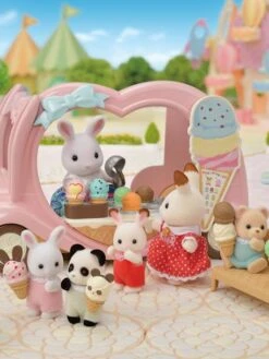 Le Marchand De Glace Ambulant SYLVANIAN FAMILIES Blanc - Sylvanian -Enfants Jeux Magasin le marchand de glace ambulant sylvanian families 5