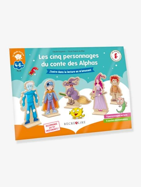 Les Cinq Personnages De La Planète Des Alphas RÉCRÉALIRE Bleu - Recrealire 2 Les Cinq Personnages De La Planète Des Alphas RÉCRÉALIRE Bleu - Recrealire – Image 2