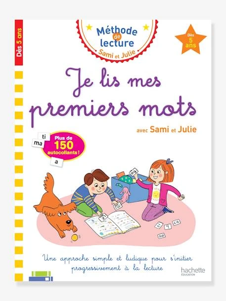 Livre éducatif Je Lis Mes Premiers Mots Avec Sami Et Julie HACHETTE EDUCATION Blanc - Hachette 1 Livre éducatif Je Lis Mes Premiers Mots Avec Sami Et Julie HACHETTE EDUCATION Blanc - Hachette