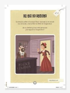 Livre - Les Incroyables énigmes De Sherlock Holmes - 80 Enquêtes à élucider - LAROUSSE Blanc - Hachette -Enfants Jeux Magasin livre les incroyables enigmes de sherlock holmes 80 enquetes a elucider larousse 2