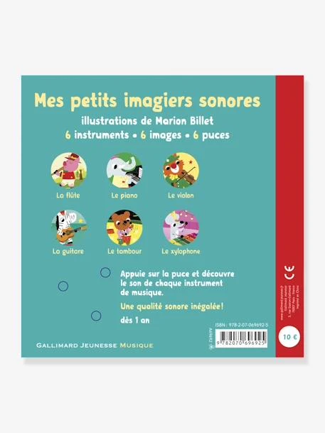 Livre Sonore Les Instruments, Vol. 1 GALLIMARD JEUNESSE Vert - Gallimard 2 Livre Sonore Les Instruments, Vol. 1 GALLIMARD JEUNESSE Vert - Gallimard – Image 2