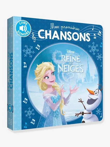 Livre Sonore - Mes Premières Chansons Disney® - La Reine Des Neiges HACHETTE JEUNESSE Bleu - Disney 1 Livre Sonore - Mes Premières Chansons Disney® - La Reine Des Neiges HACHETTE JEUNESSE Bleu - Disney