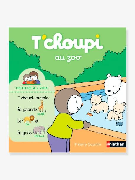 Livre T'choupi Au Zoo - Histoire à 2 Voix NATHAN Multico - Nathan 1 Livre T'choupi Au Zoo - Histoire à 2 Voix NATHAN Multico - Nathan