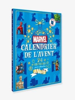 MARVEL - Calendrier De L'Avent - 24 Histoires Pour Attendre Noël - HACHETTE DISNEY Bleu - Hachette