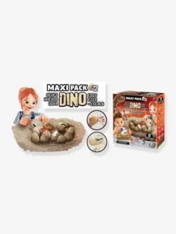 Maxi Pack 12 Oeufs Dinosaures - BUKI Orange - Buki -Enfants Jeux Magasin maxi pack 12 oeufs dinosaures buki 4