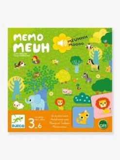 Memo Meuh - DJECO Vert - Djeco -Enfants Jeux Magasin memo meuh djeco 1
