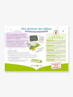 Mes Dominos Des Alphas RÉCRÉALIRE Blanc - Recrealire -Enfants Jeux Magasin mes dominos des alphas recrealire 3