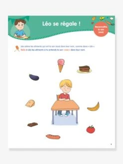 Mon Année De Grande Section Avec Sami Et Julie 5-6 Ans - HACHETTE ÉDUCATION Blanc - Hachette -Enfants Jeux Magasin mon annee de grande section avec sami et julie 5 6 ans hachette education 5