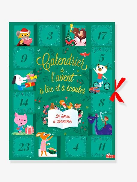 Mon Calendrier De L'Avent - 24 Histoires à Lire Et à écouter - DEUX COQS D'OR Vert - Hachette 1 Mon Calendrier De L'Avent - 24 Histoires à Lire Et à écouter - DEUX COQS D'OR Vert - Hachette