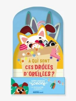 Mon Coucou Sonore - À Qui Sont Ces Drôles D'oreilles ? - AUZOU Blanc - Auzou