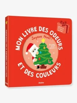 Mon Livre Des Odeurs Et Des Couleurs - Joyeux Noël ! - AUZOU Rouge - Auzou