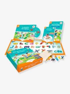 Mon Premier Coffret Des Alphas - RÉCRÉALIRE Bleu Et Orange - Recrealire -Enfants Jeux Magasin mon premier coffret des alphas recrealire 2