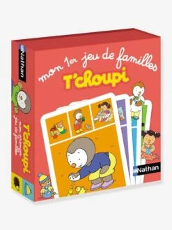 Mon Premier Jeu De Familles T'choupi NATHAN Rouge - Nathan -Enfants Jeux Magasin mon premier jeu de familles tchoupi nathan 2