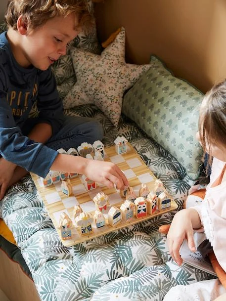 Mon Premier Jeu D'échecs En Bois FSC® Multicolore - Vertbaudet 2 Mon Premier Jeu D'échecs En Bois FSC® Multicolore - Vertbaudet – Image 2