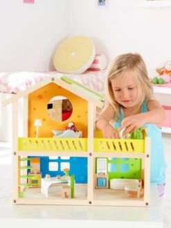 Petite Maison Joyeuse En Bois HAPE Multicolore - Hape -Enfants Jeux Magasin petite maison joyeuse en bois hape 2