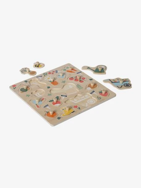 Puzzle Boutons Jardin En Bois FSC® Multicolore - Vertbaudet 2 Puzzle Boutons Jardin En Bois FSC® Multicolore - Vertbaudet – Image 2