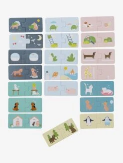 Puzzle D'association Des Contraires Multicolore - Vertbaudet