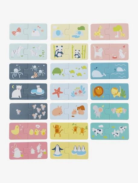 Puzzle D'association Duo - Les Familles D'animaux Multicolore - Vertbaudet 1 Puzzle D'association Duo - Les Familles D'animaux Multicolore - Vertbaudet
